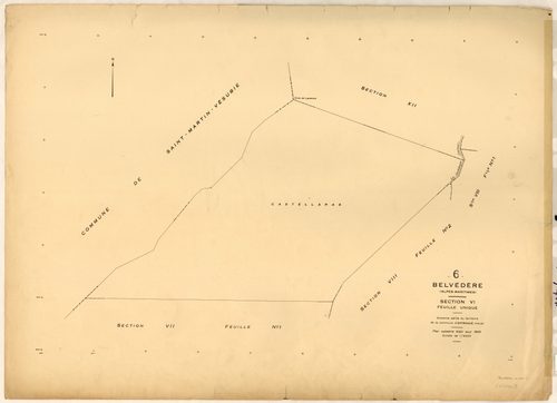 Plan de section, VI