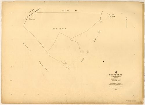 Plan de section, VII1