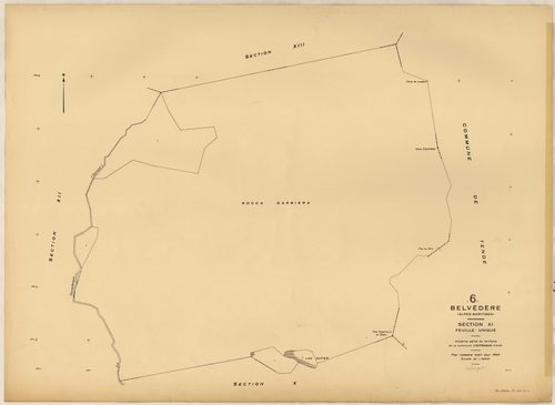 Plan de section, XI