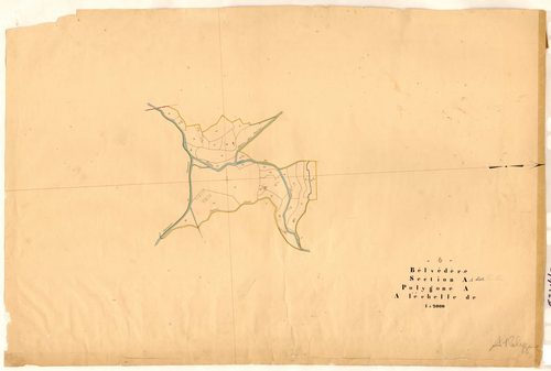 Férisson (développement). - Plan de section, A1(d)