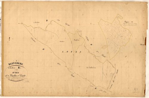 Autes. - Plan de section, B1