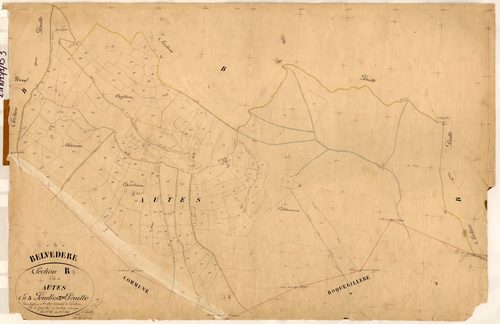 Autes. - Plan de section, B3