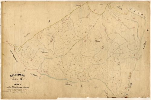 Autes. - Plan de section, B5