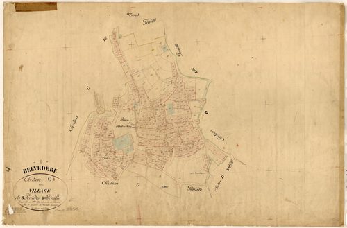 Village. - Plan de section, C2