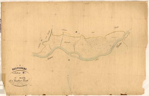 Saint Blaise. - Plan de section, D1