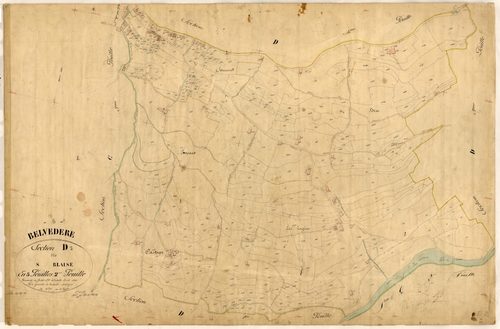 Saint Blaise. - Plan de section, D2