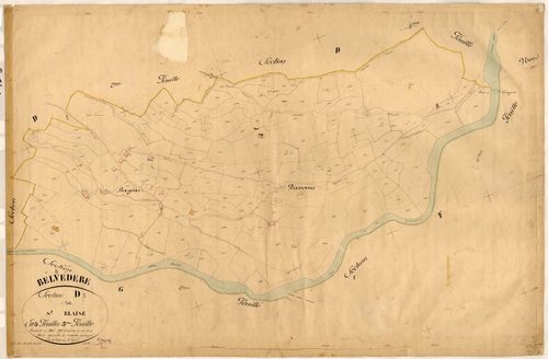 Saint Blaise. - Plan de section, D3