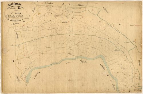 Saint Blaise. - Plan de section, D5