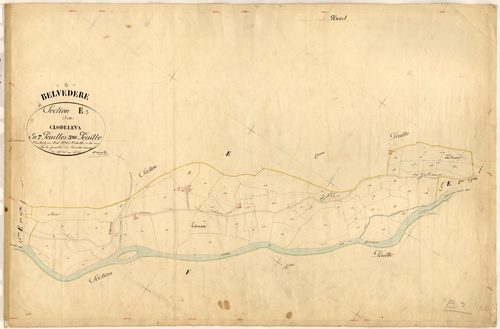 Clodeleva. - Plan de section, E3