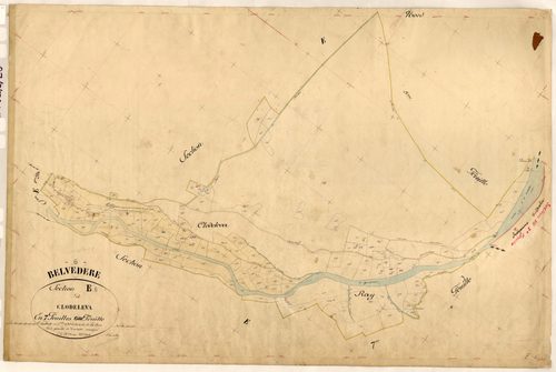 Clodeleva. - Plan de section, E6