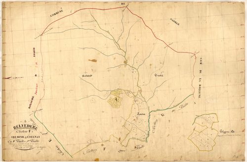 Treminil et Cougnas. - Plan de section, F1