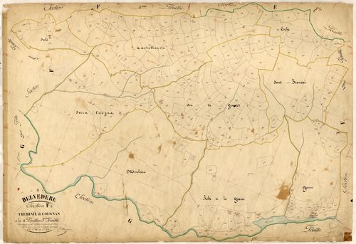 Treminil et Cougnas. - Plan de section, F3