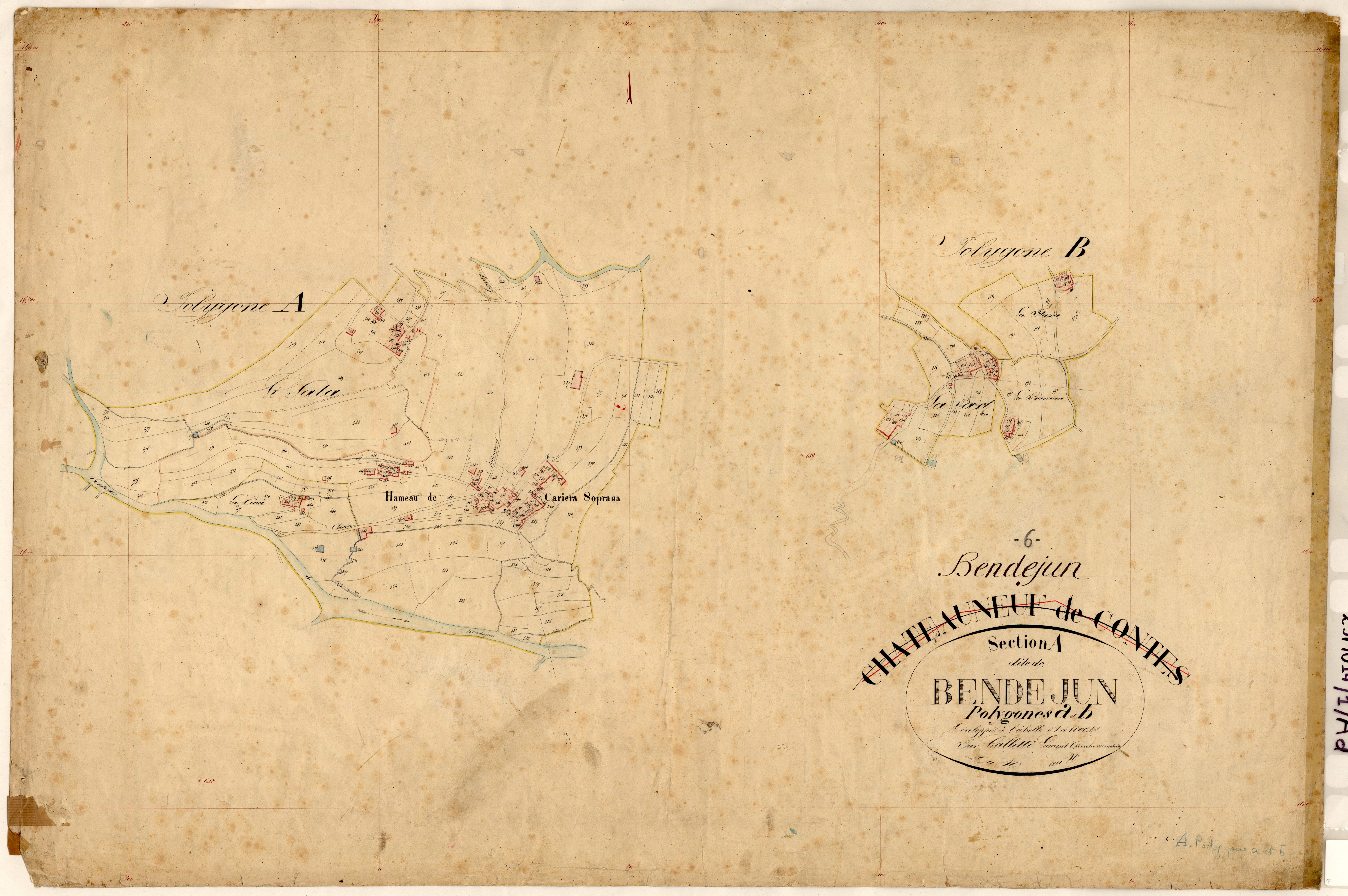 Bendejun (développement). - Plan de section, A(d)