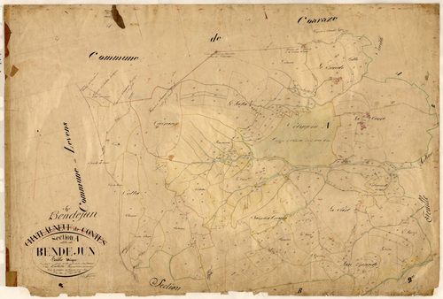Bendejun. - Plan de section, A