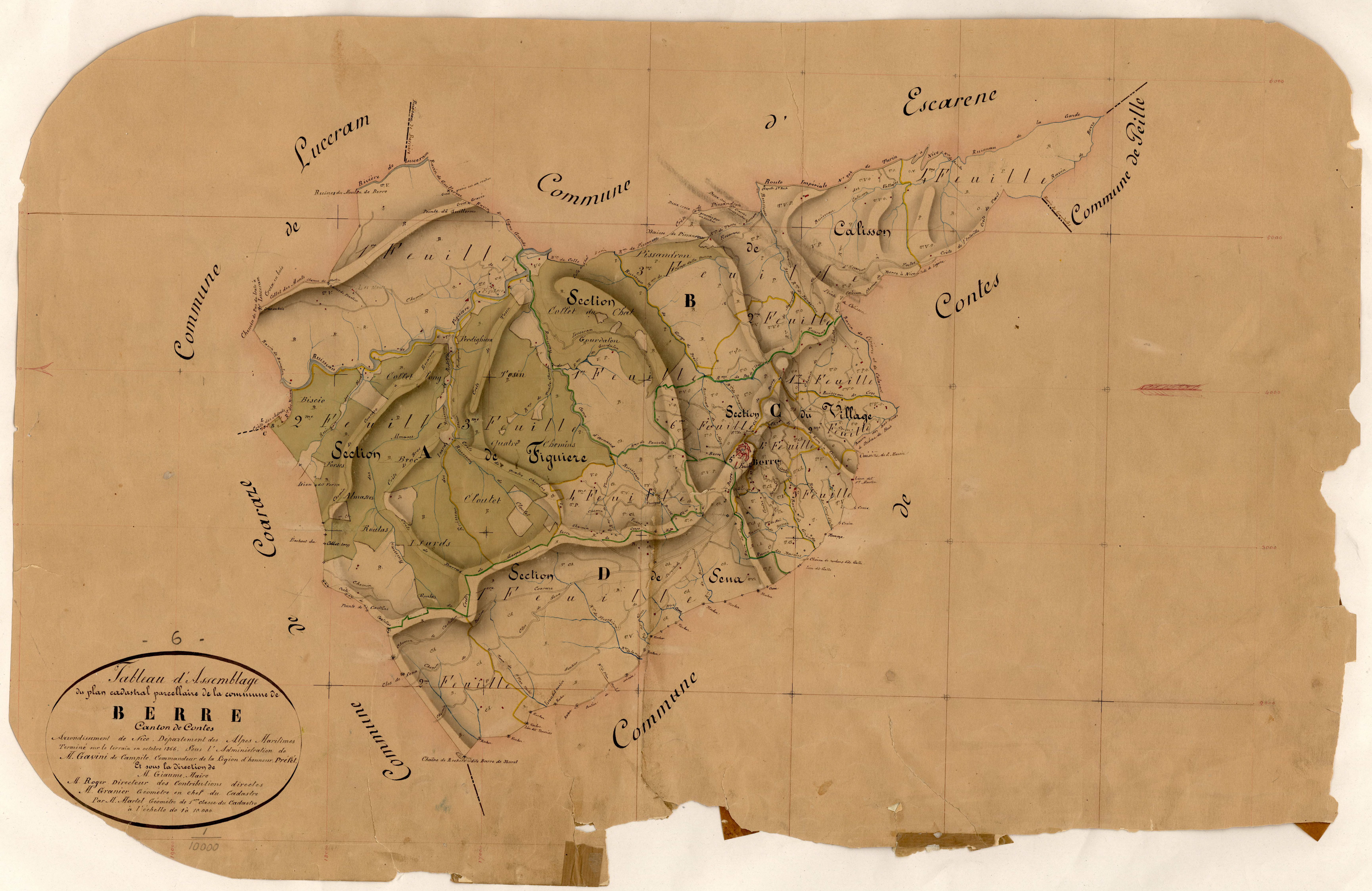 Tableau d'assemblage. - TA