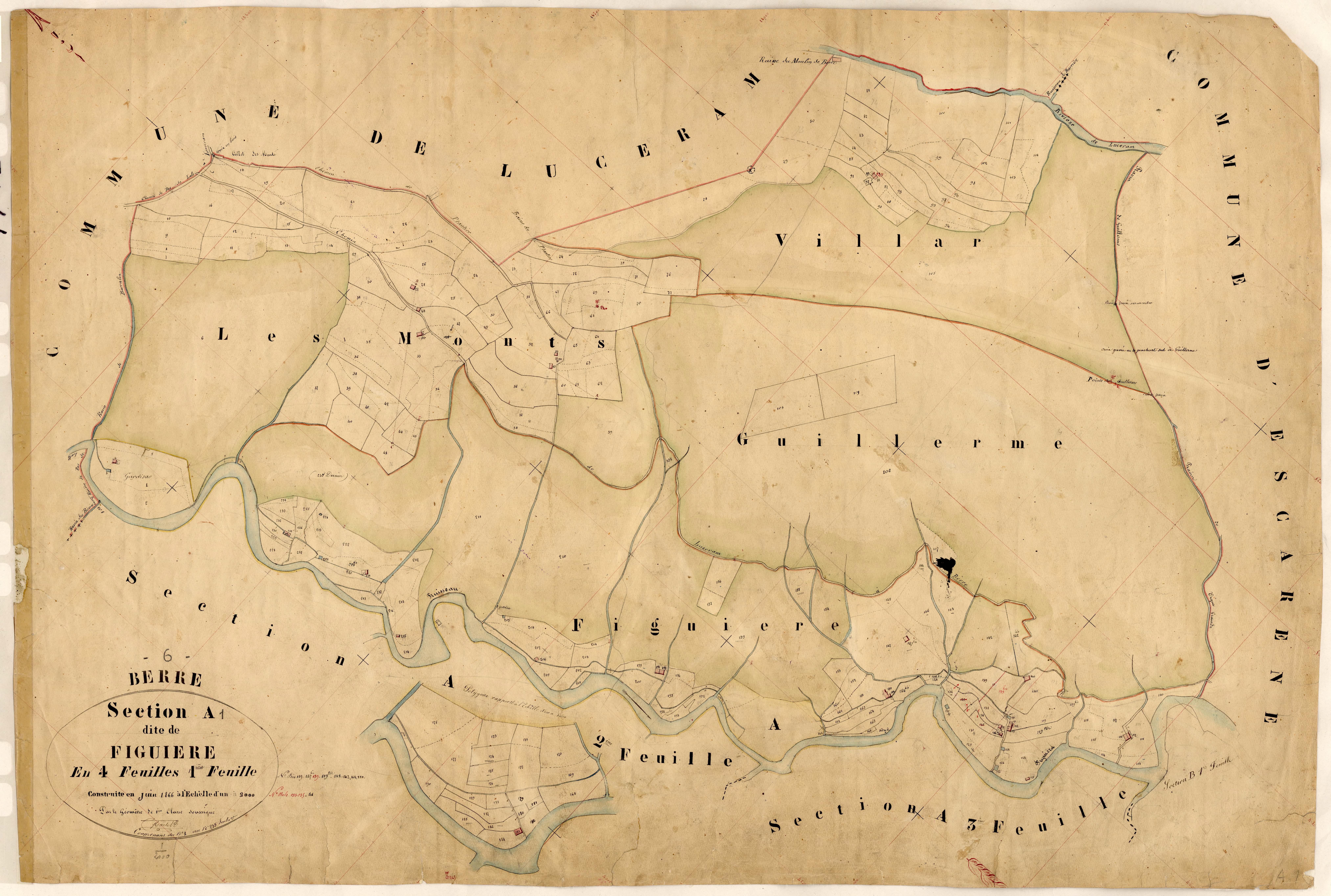 Figuiere. - Plan de section, A1