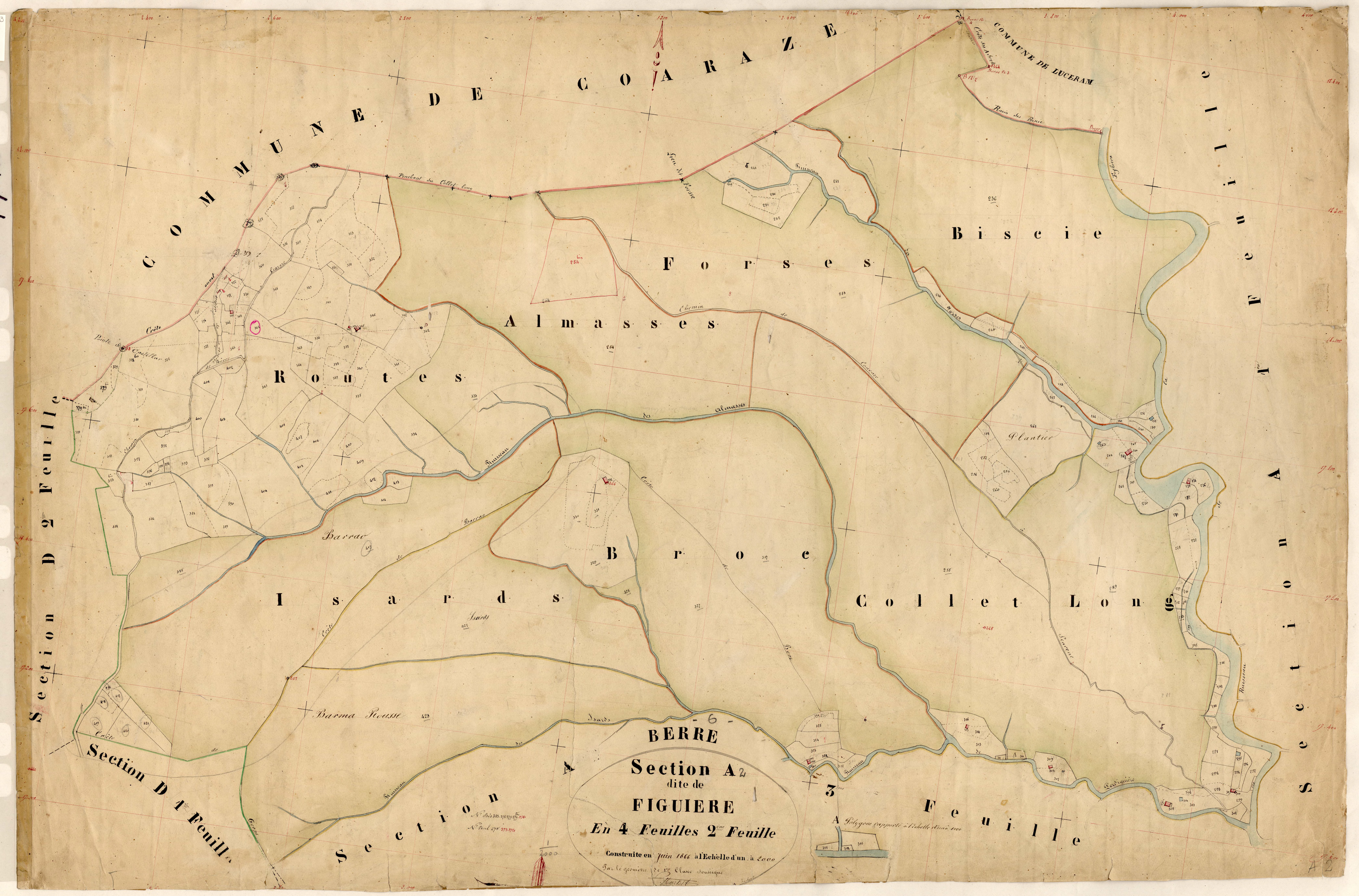 Figuiere. - Plan de section, A2
