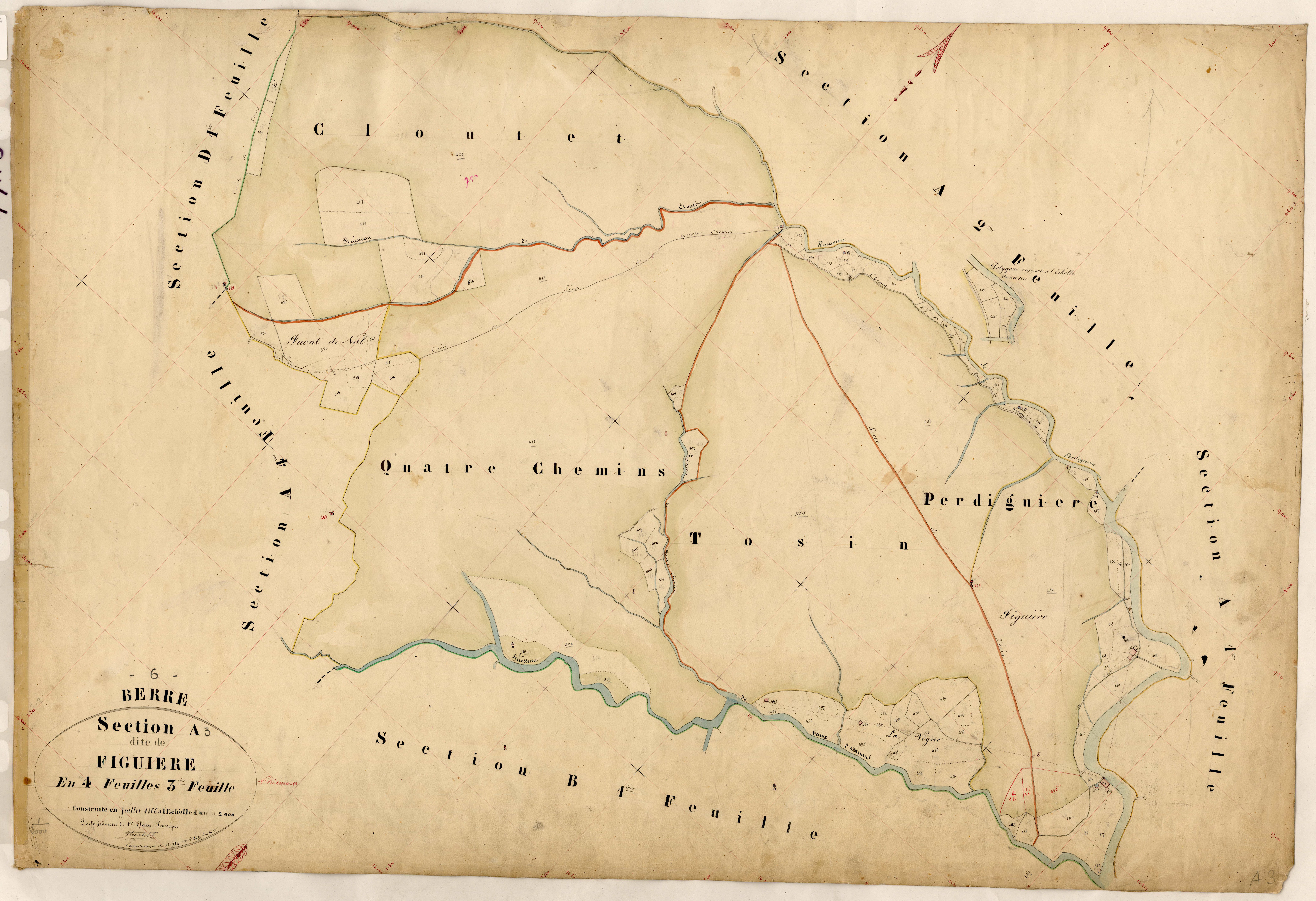Figuiere. - Plan de section, A3