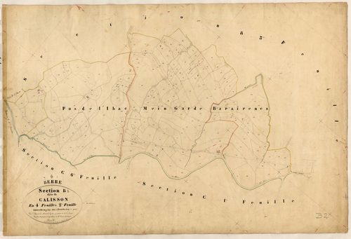 Calisson. - Plan de section, B2