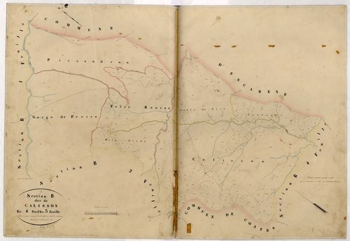 Calisson. - Plan de section, B3