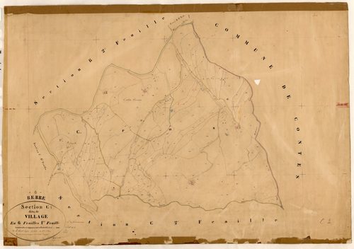 Village. - Plan de section, C1