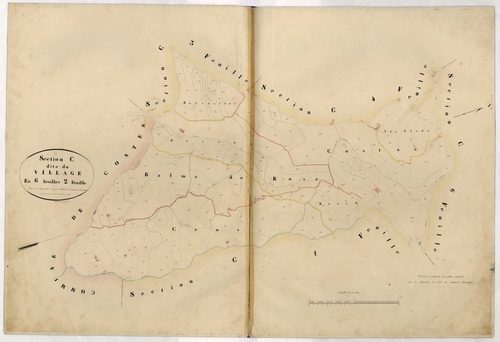Village. - Plan de section, C2