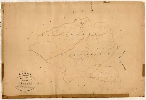 Village. - Plan de section, C3