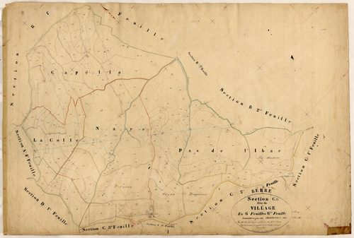 Village. - Plan de section, C6
