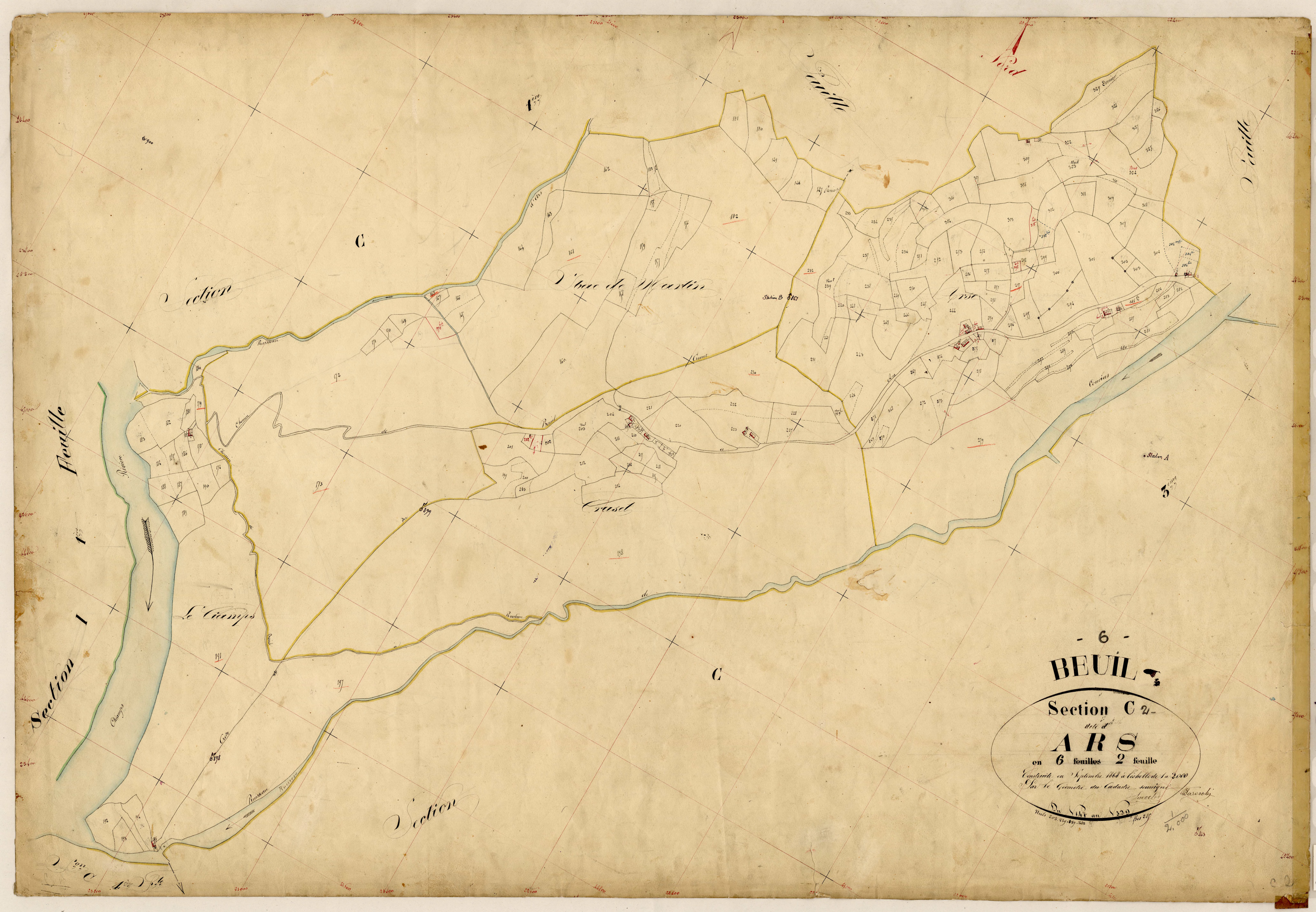 Ars. - Plan de section, C2