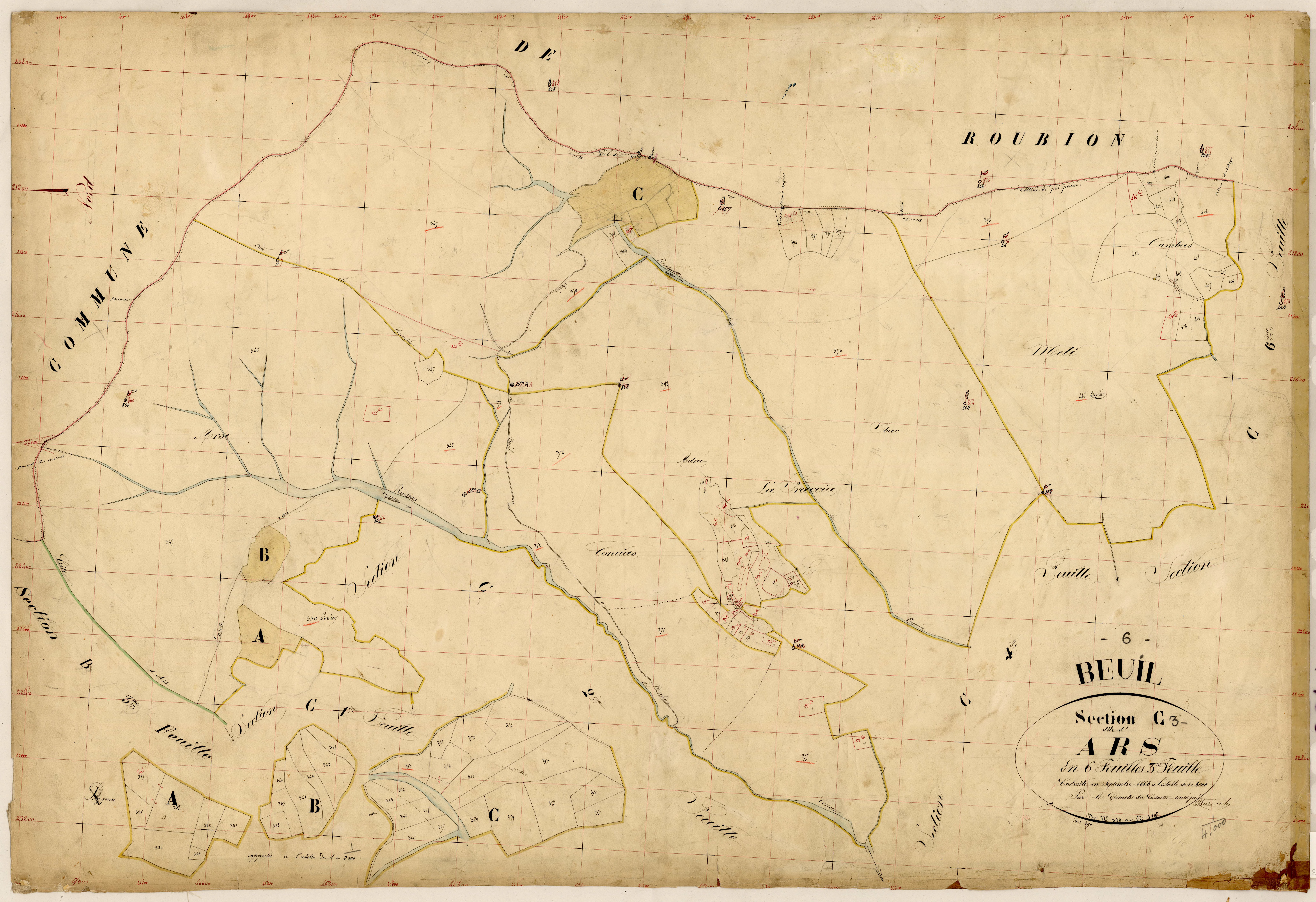 Ars. - Plan de section, C3