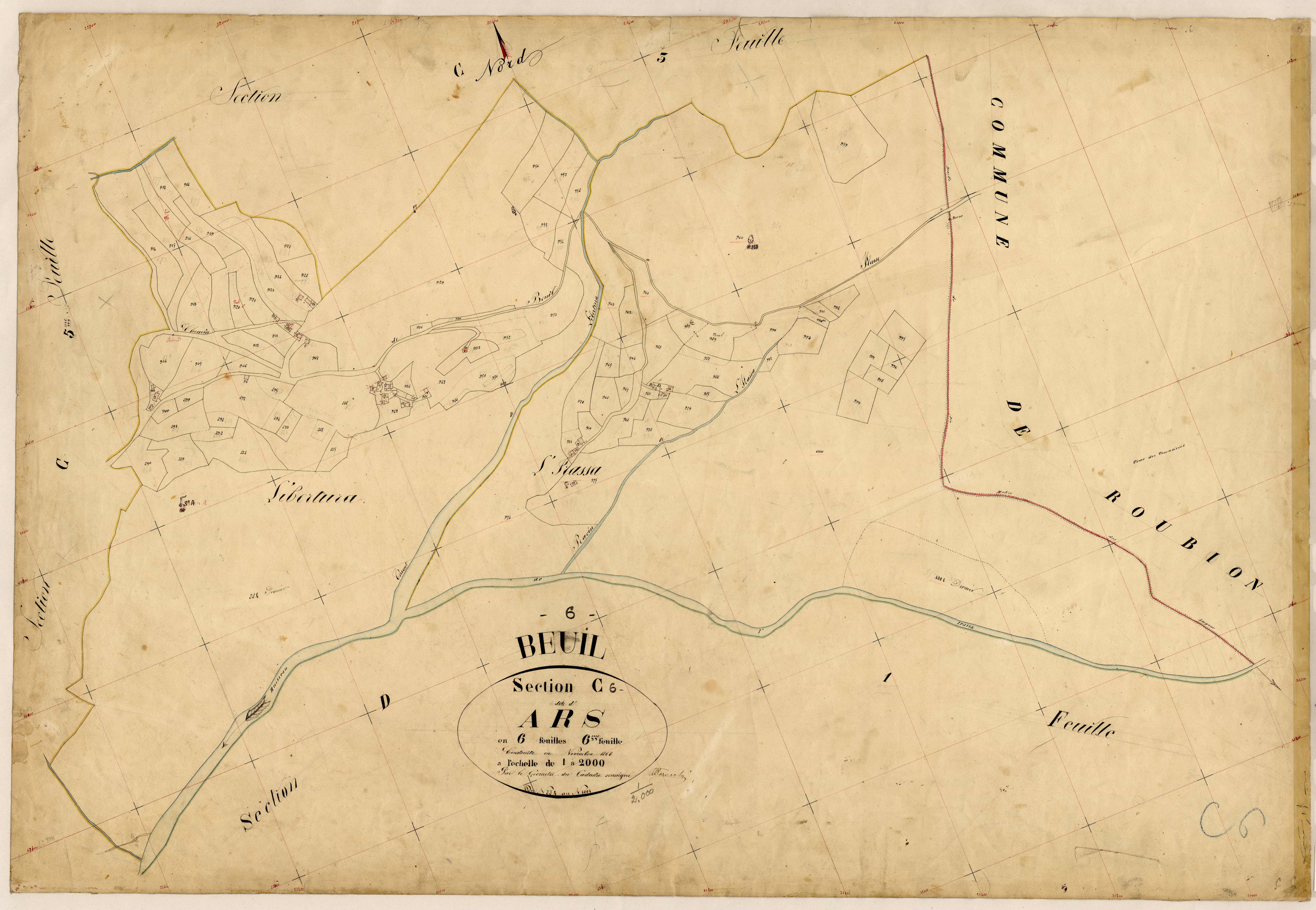 Ars. - Plan de section, C6
