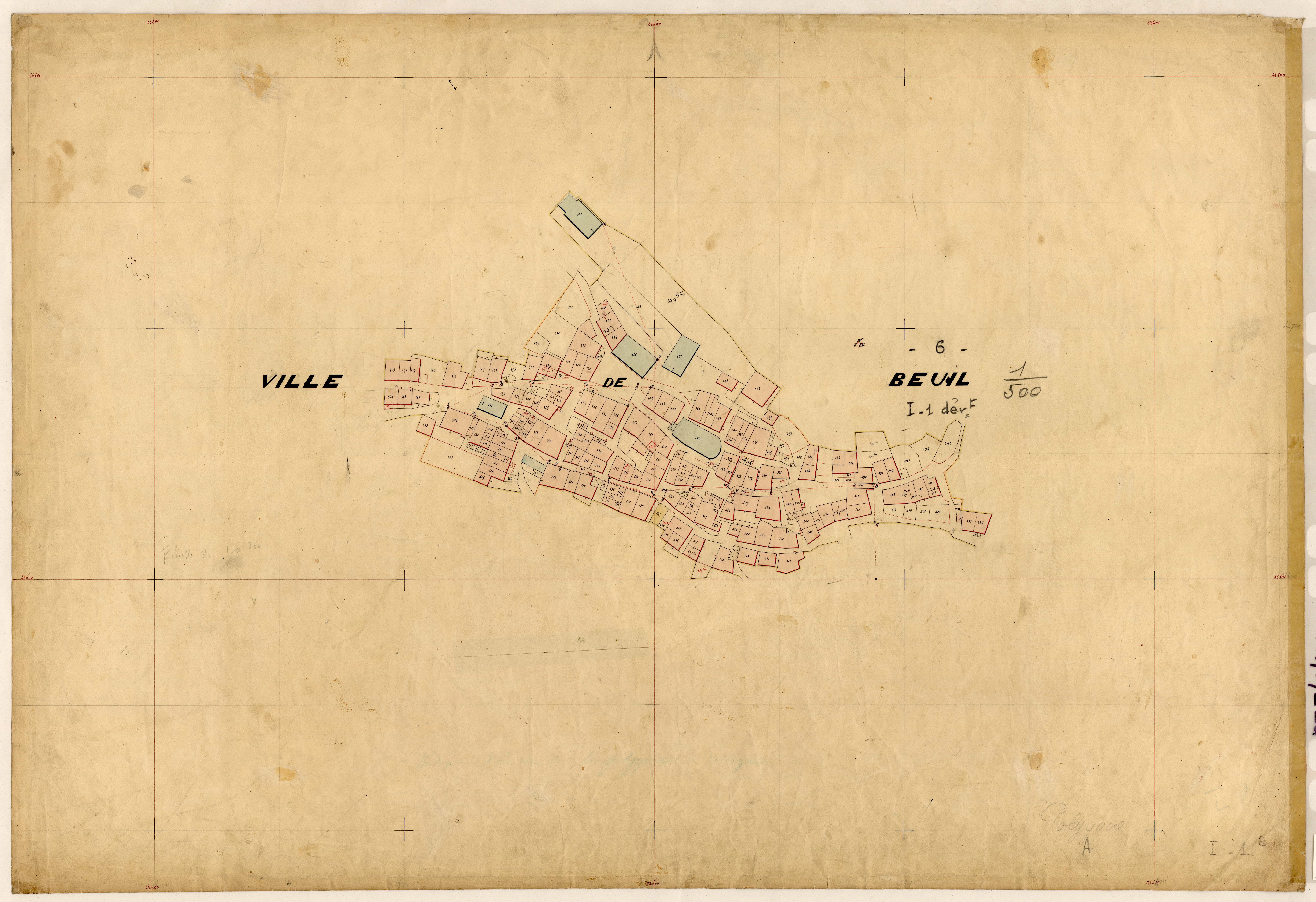 La Ville (développement). - Plan de section, I1(d)