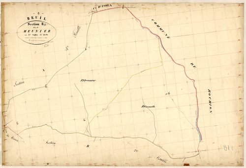 Meunier. - Plan de section, B1