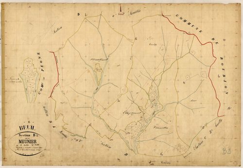 Meunier. - Plan de section, B3