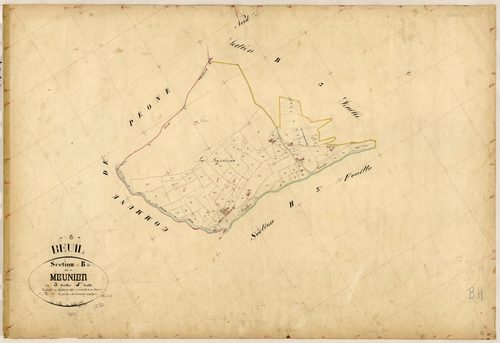 Meunier. - Plan de section, B4