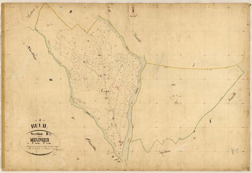 Meunier. - Plan de section, B5