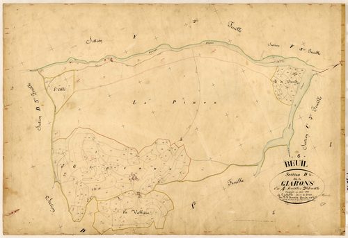 Giarons. - Plan de section, D2