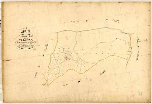 Giarons. - Plan de section, D3