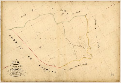 Giarons. - Plan de section, D4