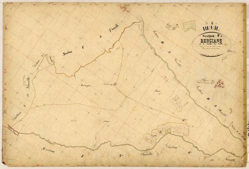 Bergians. - Plan de section, F2