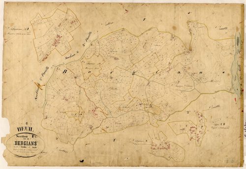Bergians. - Plan de section, F3