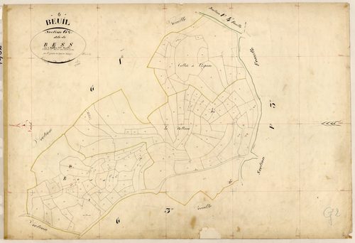 Bess. - Plan de section, G2