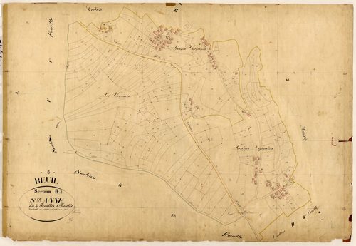 Sainte Anne. - Plan de section, H1