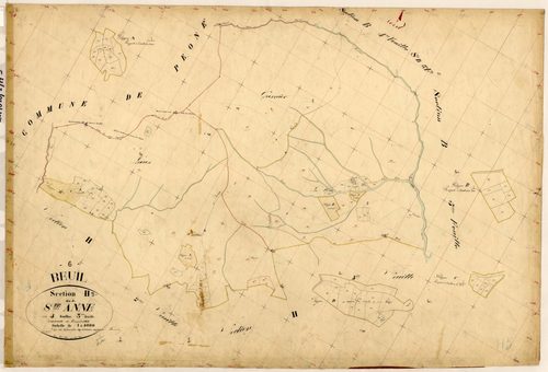 Sainte Anne. - Plan de section, H3