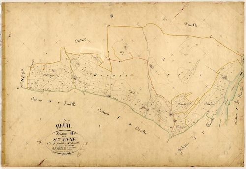 Sainte Anne. - Plan de section, H4