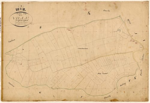 La Ville. - Plan de section, I2