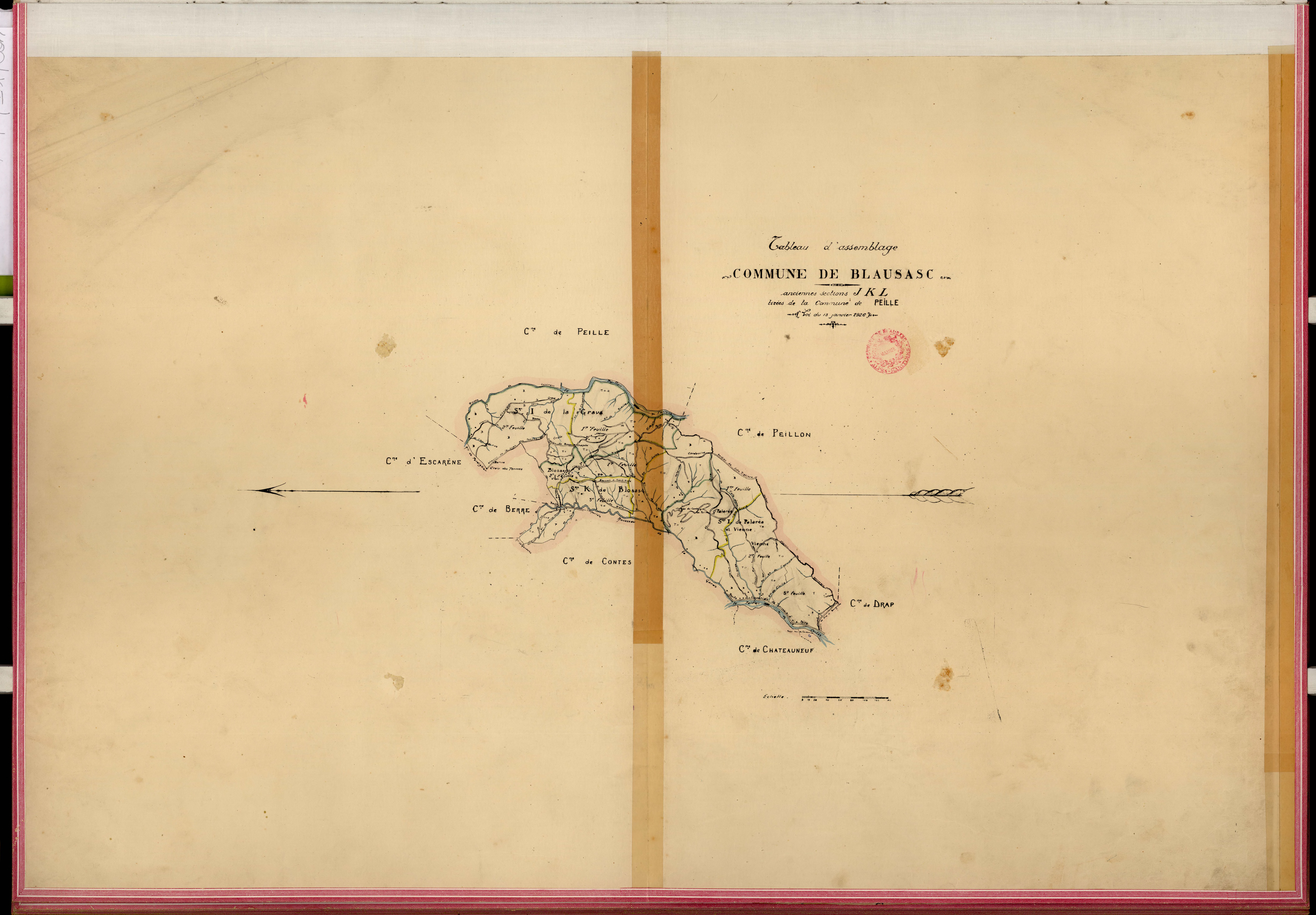 Tableau d'assemblage. - TA