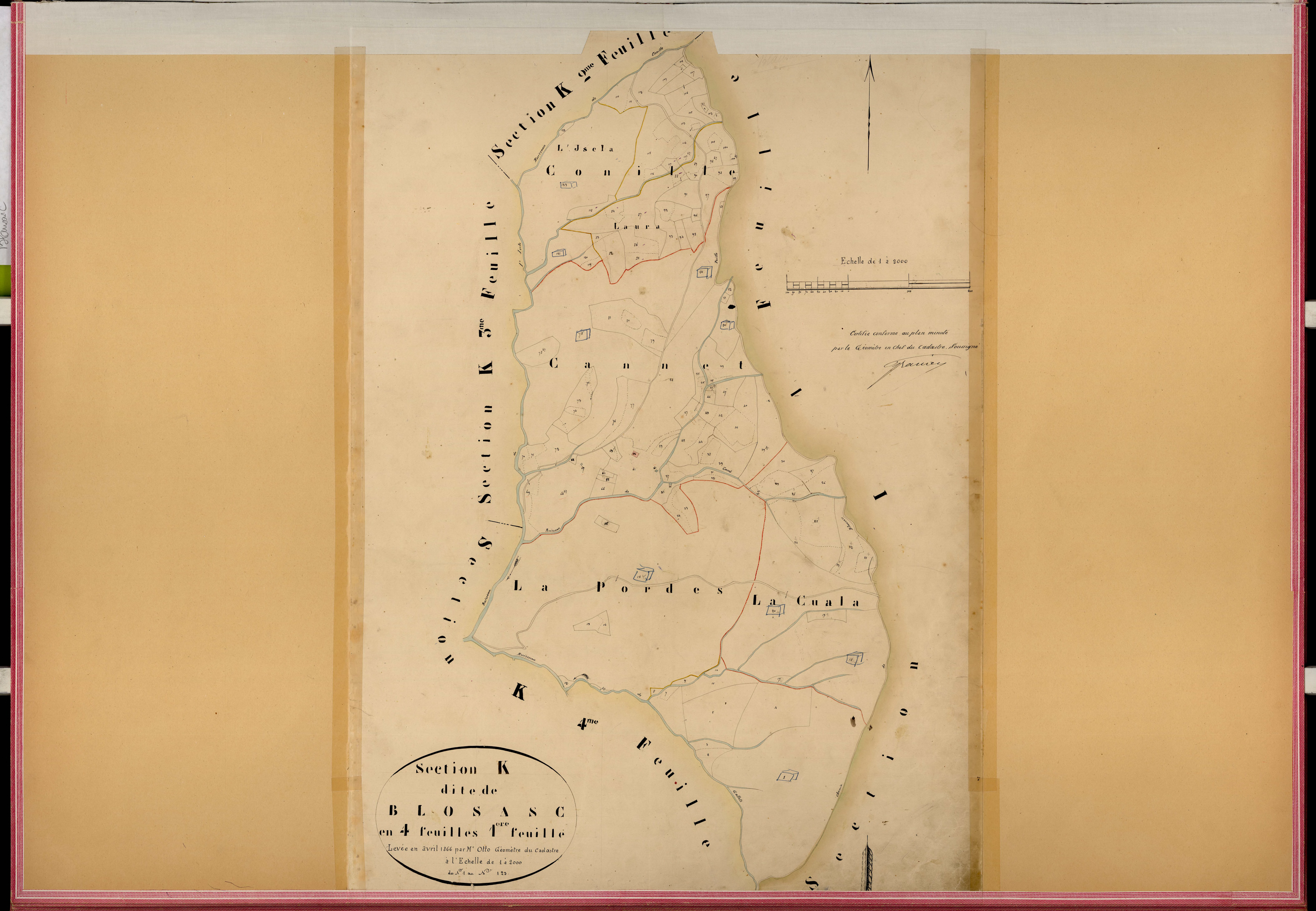 Blosasc. - Plan de section, K1