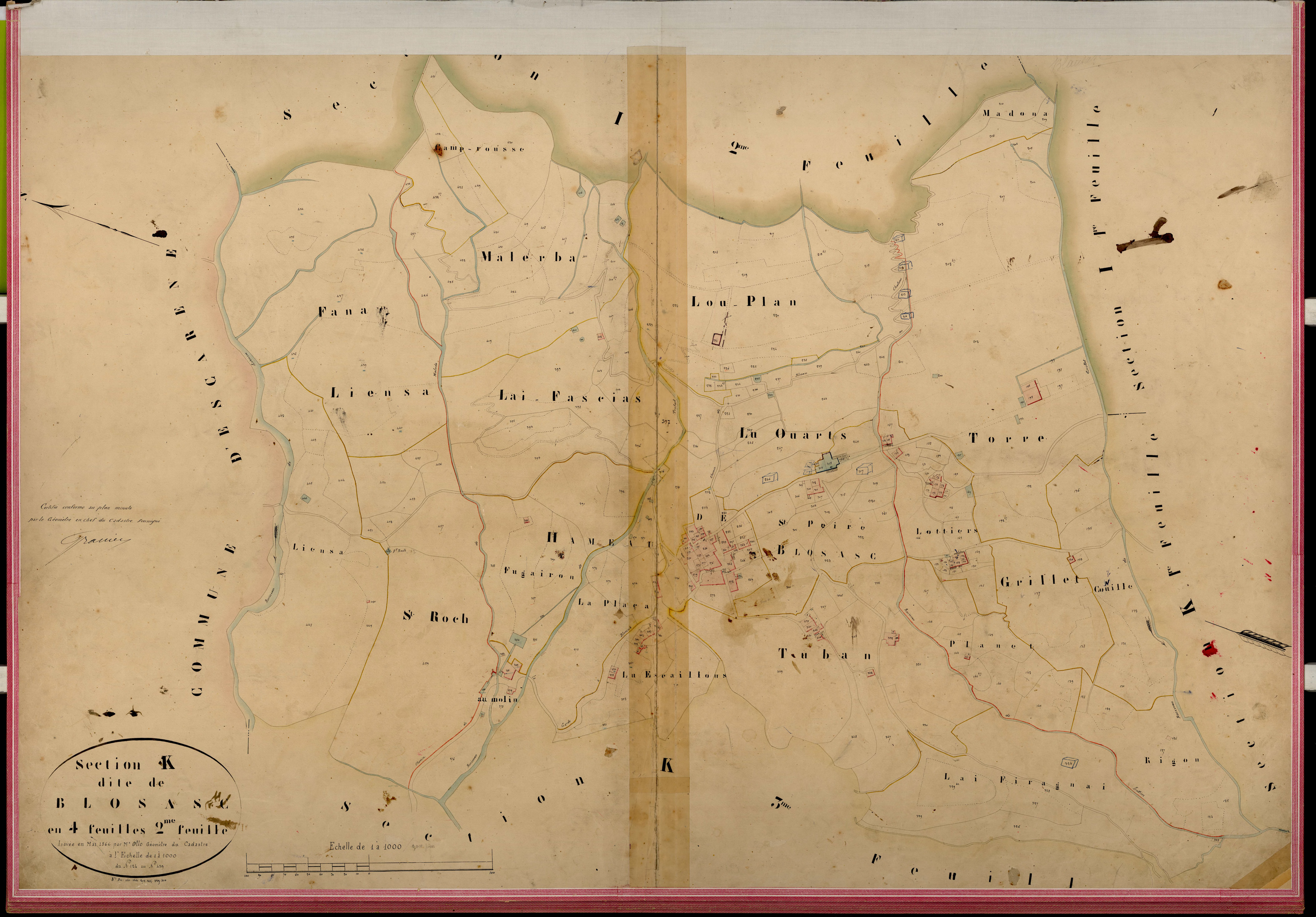 Blosasc. - Plan de section, K2
