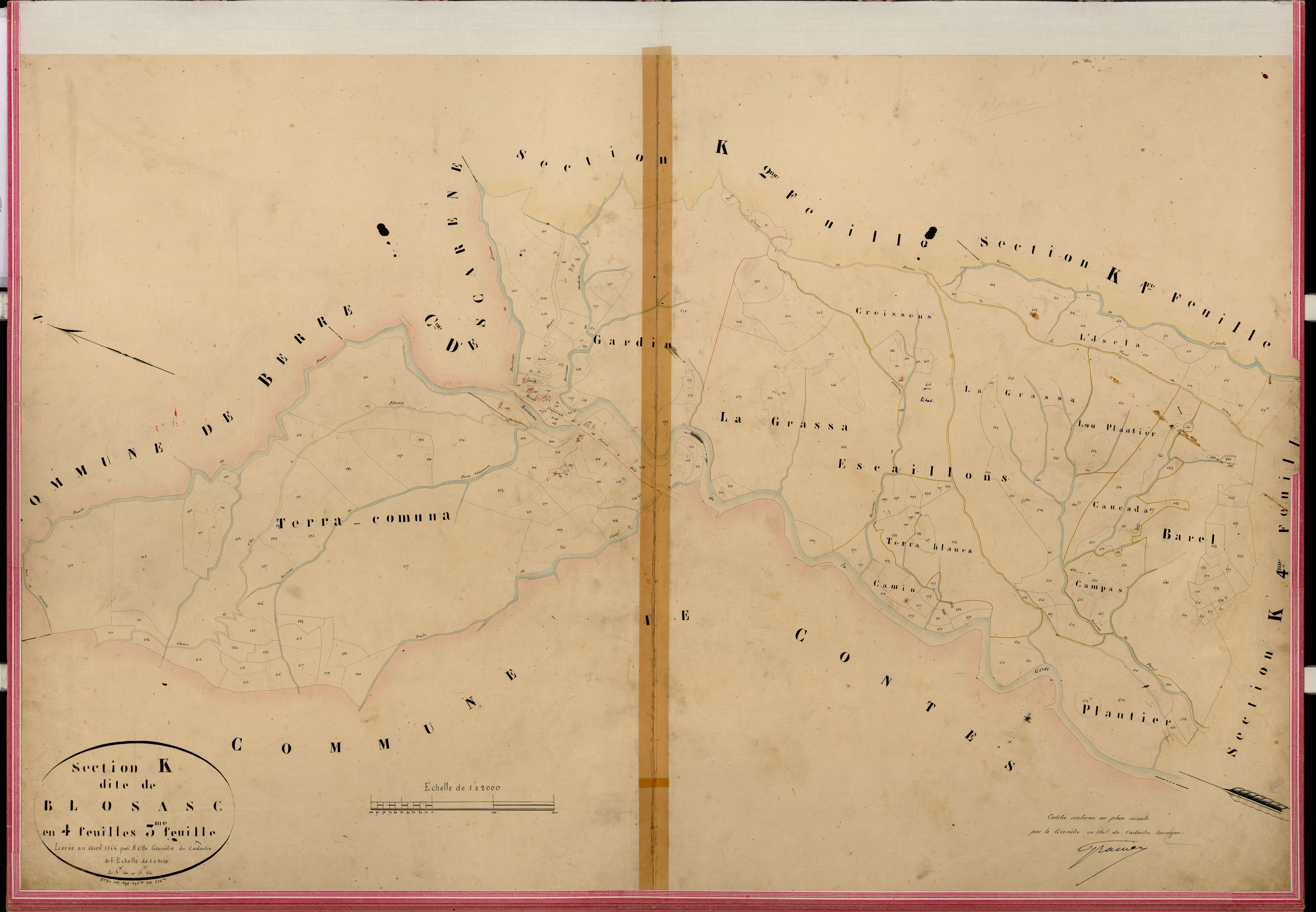 Blosasc. - Plan de section, K3
